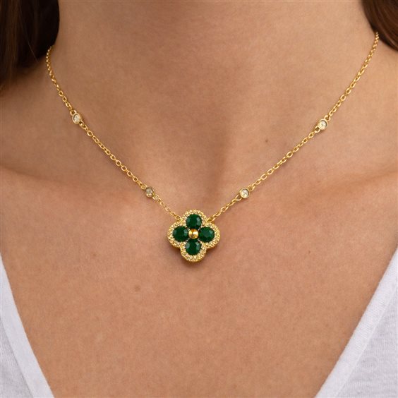 Collana Ultima Edizione Donna tiffany in Argento CAO4492 VERDE - CAO4492 VERDE